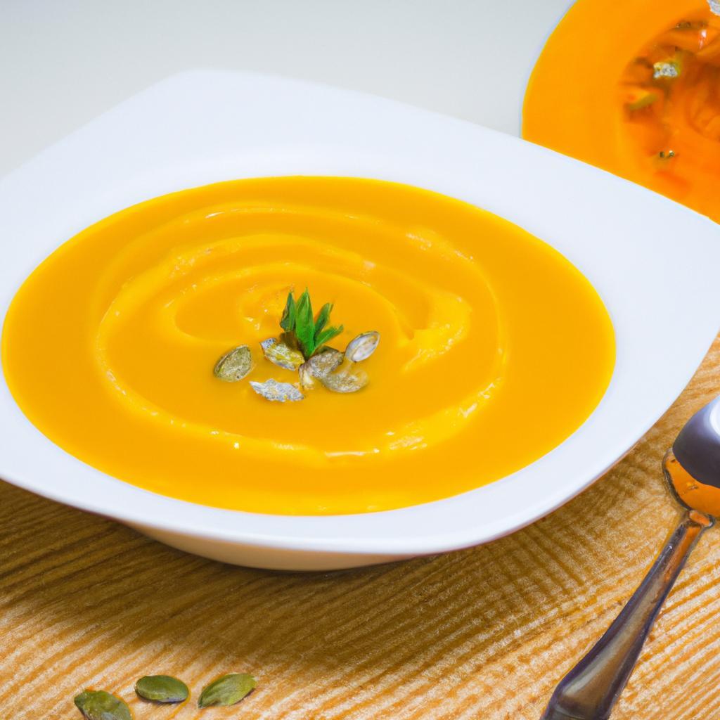 Krémová dýňová polévka bez mléka