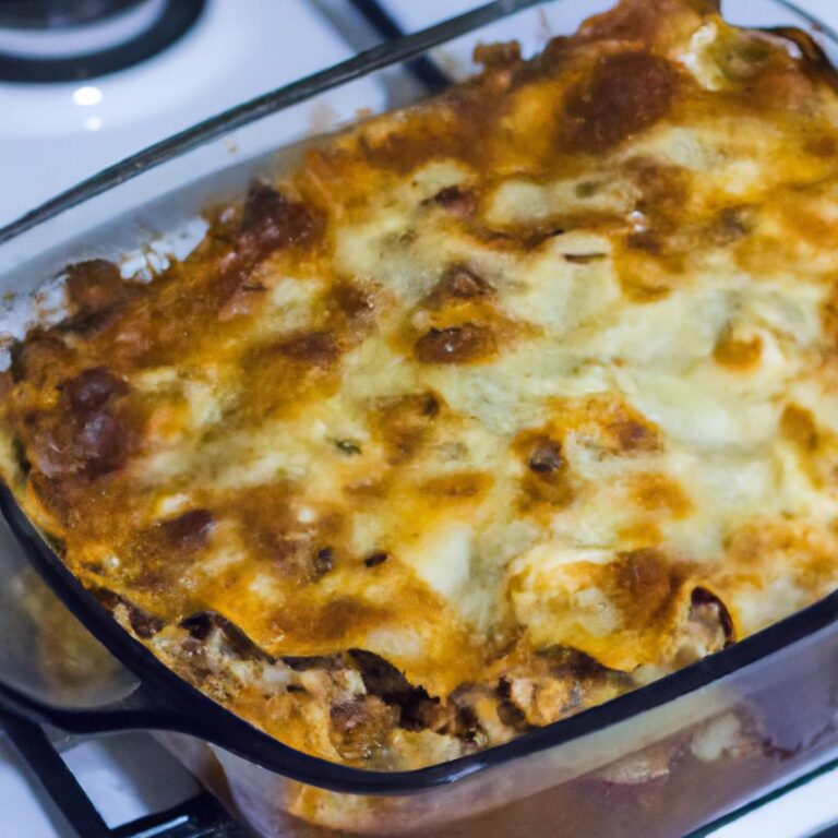 Domácí lasagne s hovězím masem