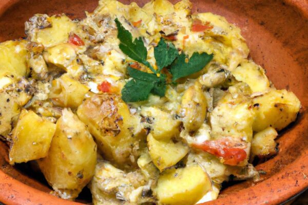 Staročeská česnečka s bramborem