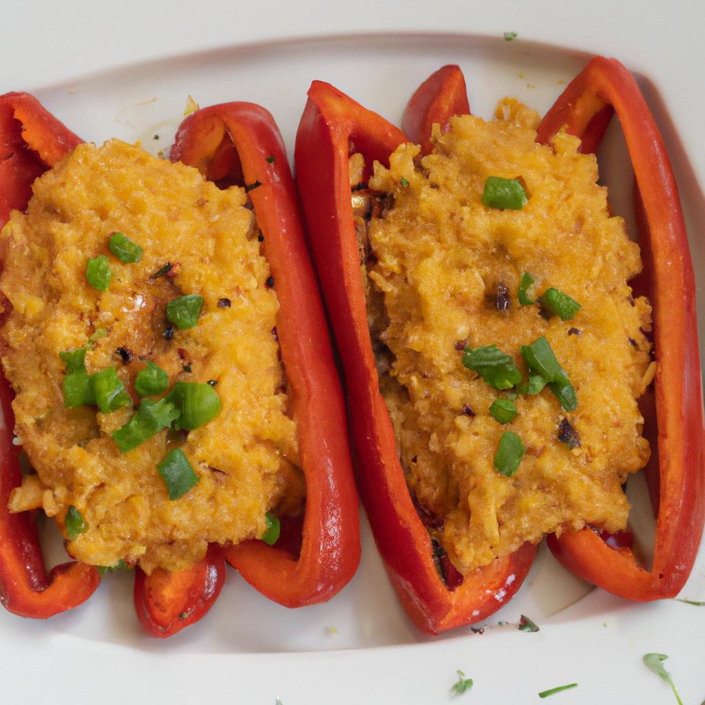 Plněné papriky s bulgurem