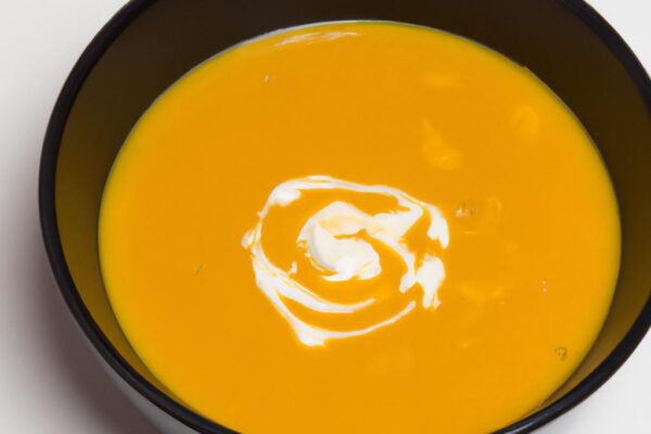 Dýňová polévka se smetanou