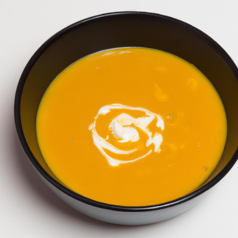 Dýňová polévka se smetanou