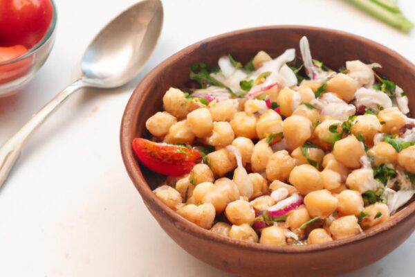 Cizrnový salát se zeleninou