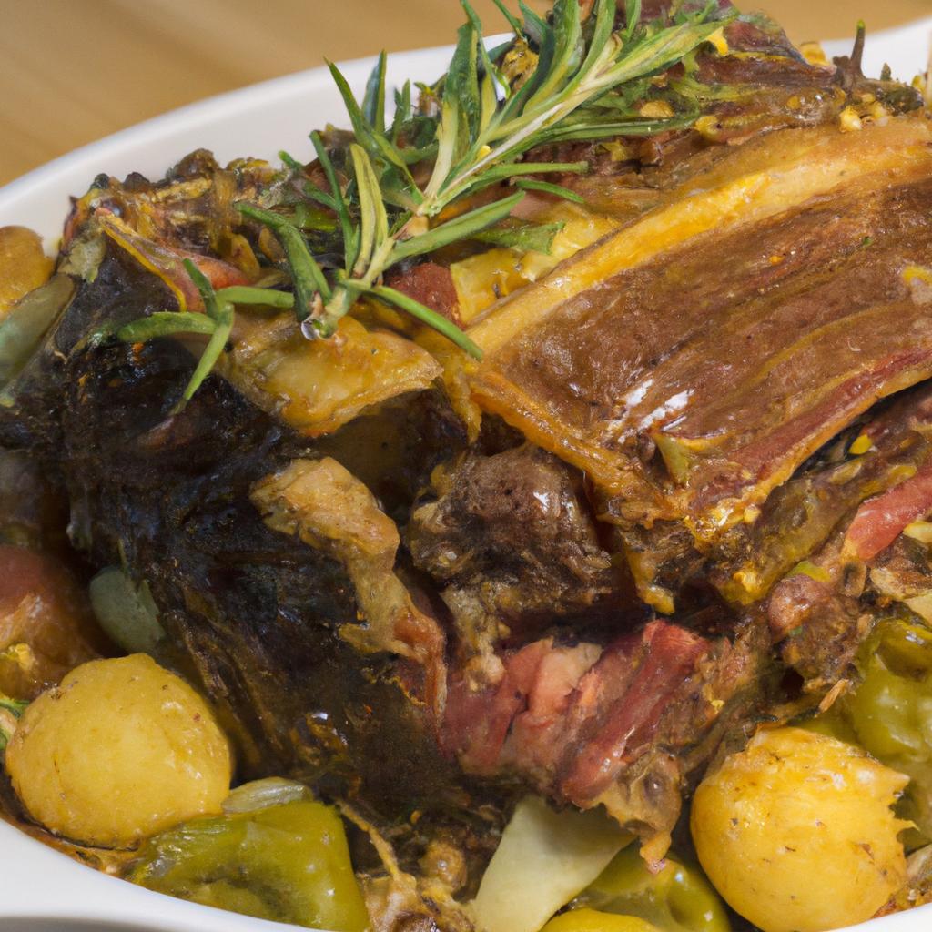 Pečené jihoamerické hovězí maso