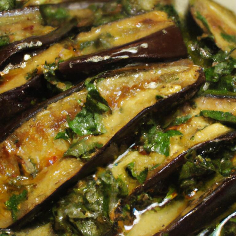 Pečený lilek s bylinkami