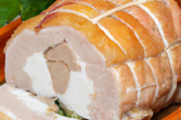 Krůtí roláda s bylinkami