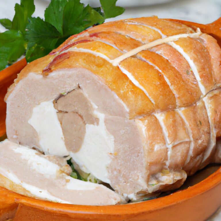 Krůtí roláda s bylinkami