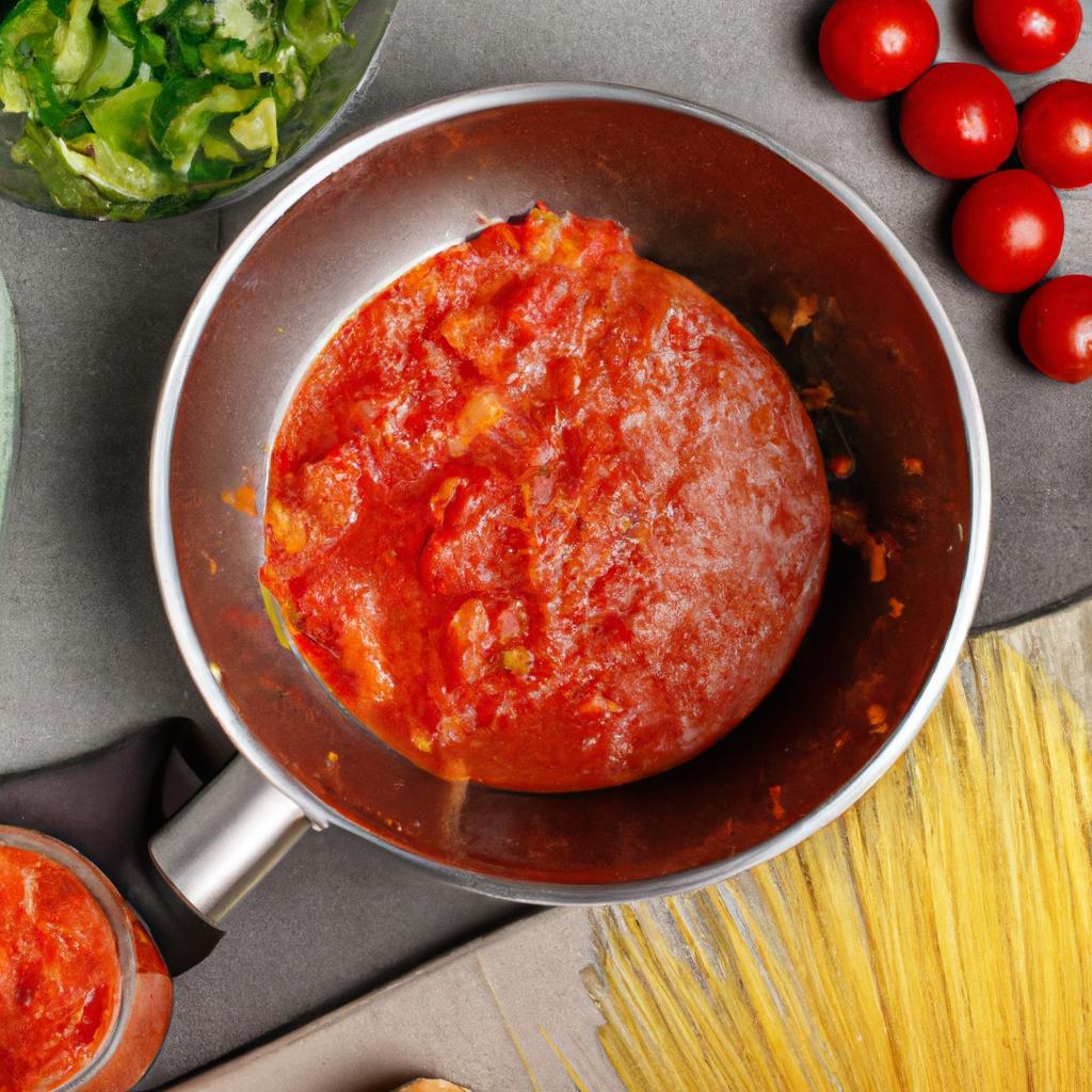 Domácí rajčatová omáčka na těstoviny