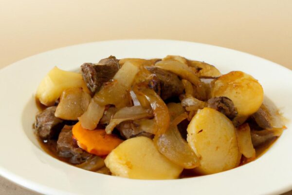 Hovězí guláš na cibuli