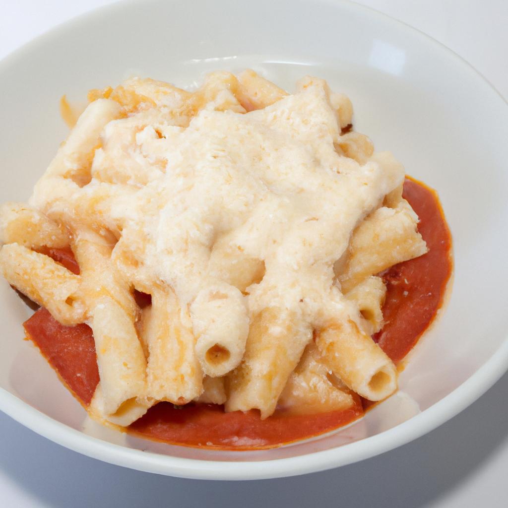 Italské těstoviny se sýrovou omáčkou