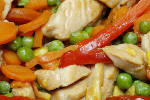 Kuřecí stir-fry se zeleninou