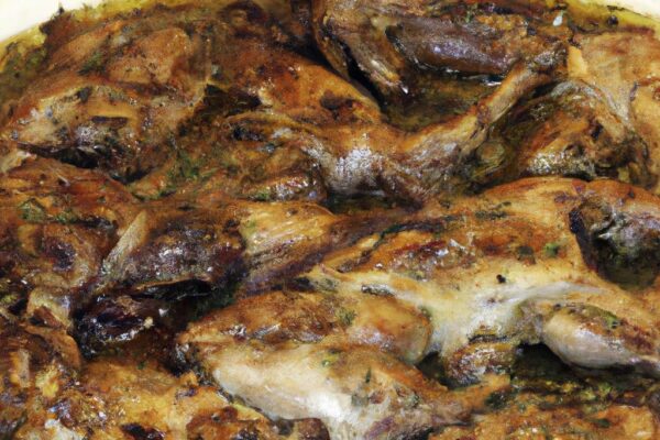 Pečený králík s bylinkami