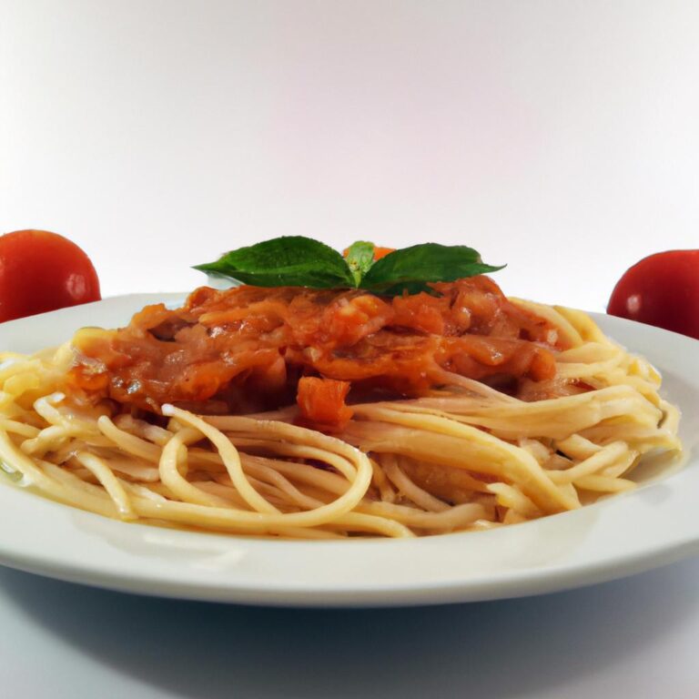 Domácí špagety s rajčaty