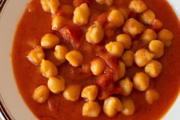 Cizrna v omáčce z rajčat