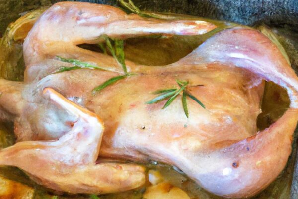 Pečený králík na bylinkách