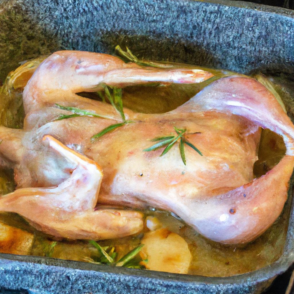 Pečený králík na bylinkách