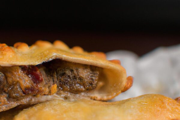 Pečené hovězí empanady sýr