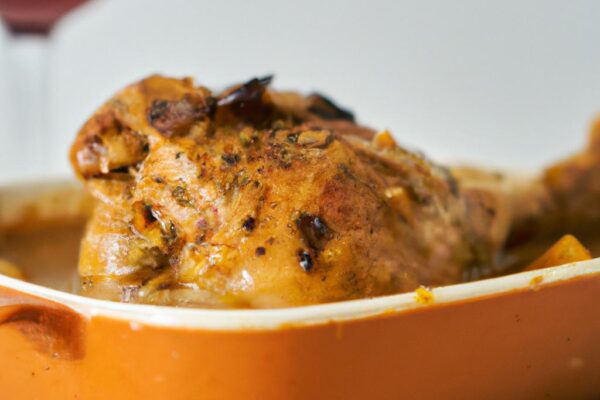 Kuřecí maso na víně