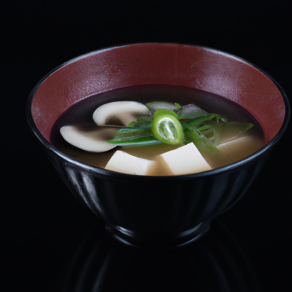 Tradiční japonská miso polévka