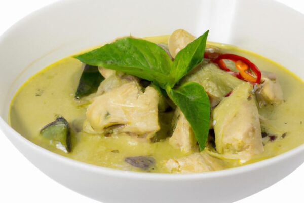 Thajské zelené curry s kuřetem