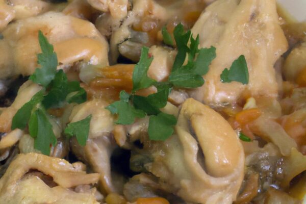 Králičí ragú na bílém víně