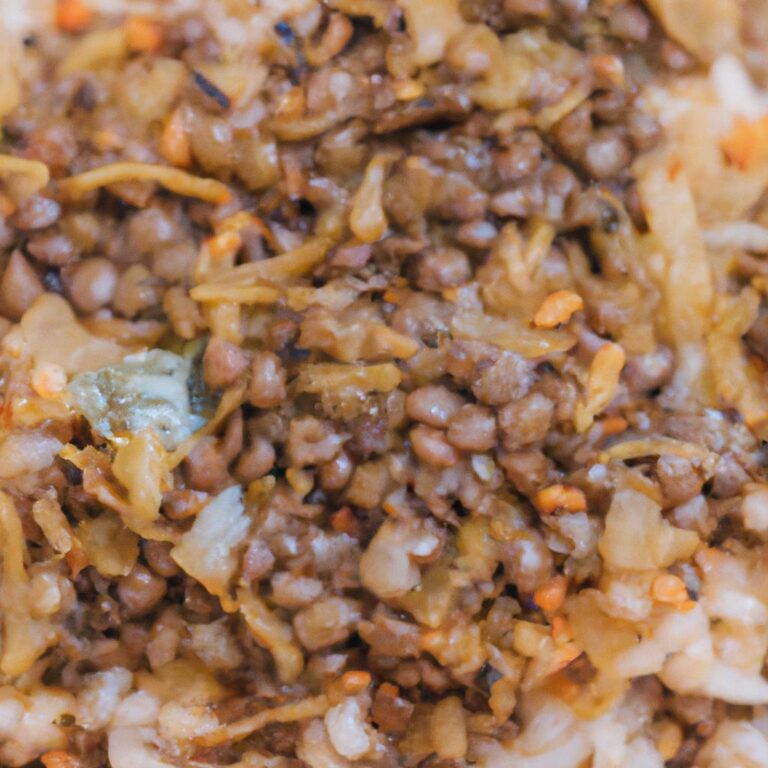 Veganské čočkové kari s rýží