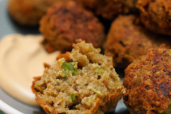 Falafel s cizrnovou pastou