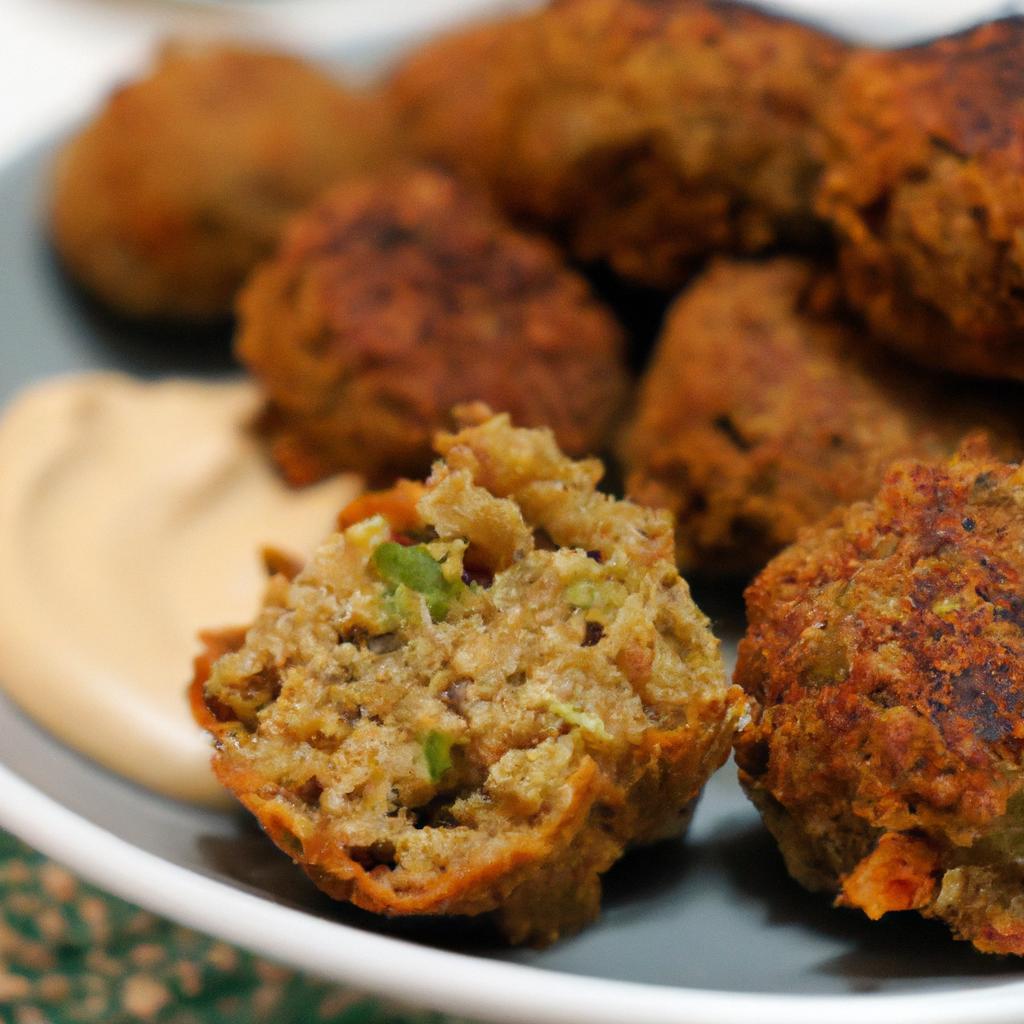 Falafel s cizrnovou pastou