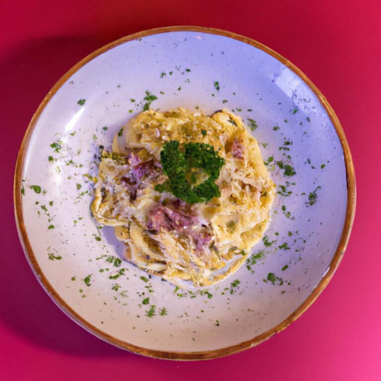 Klasické italské těstoviny Carbonara