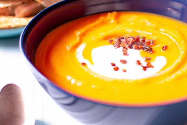 Krémová polévka z červené čočky