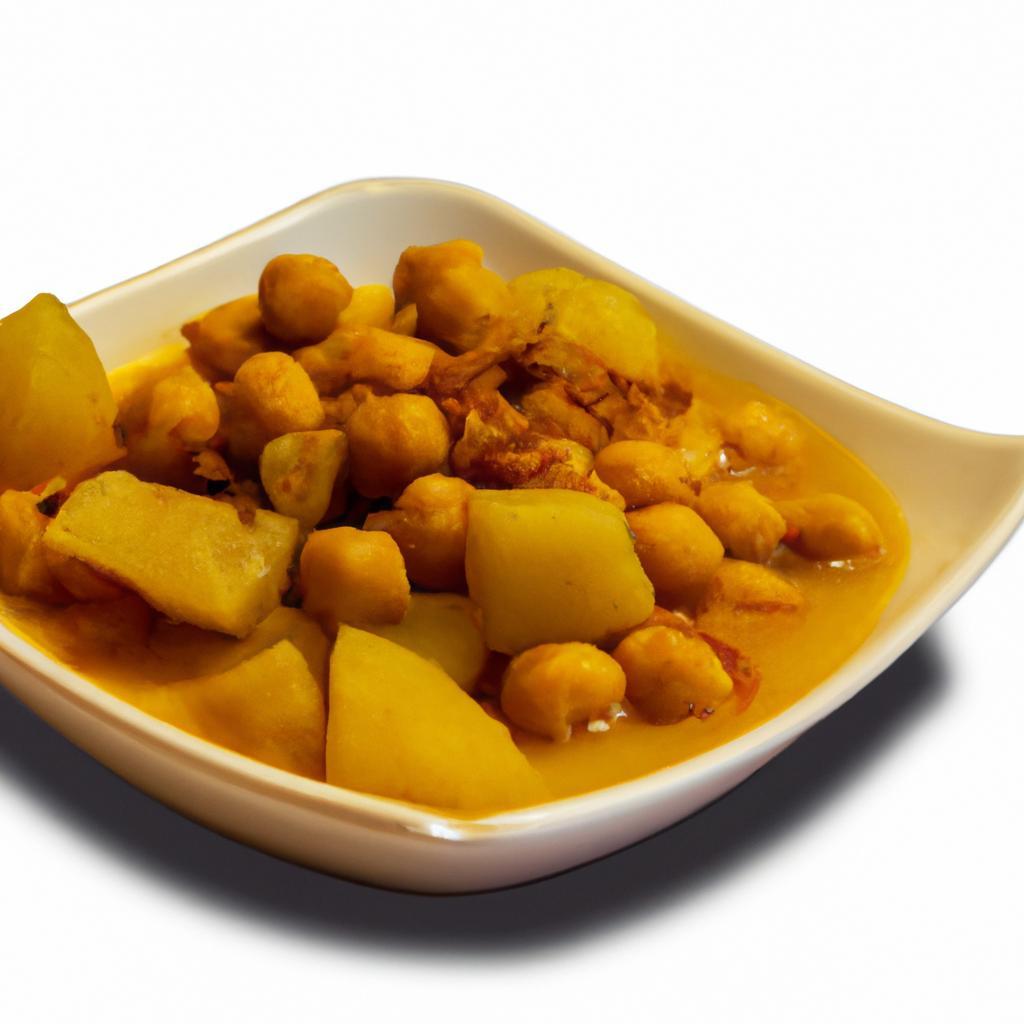 Kari z cizrny a brambor