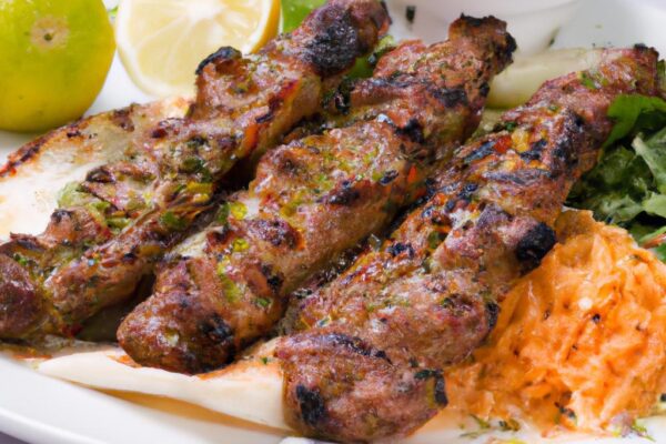 Irácký kebab s kořením