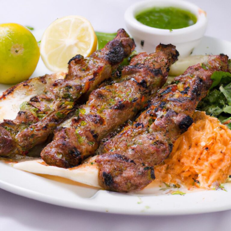 Irácký kebab s kořením