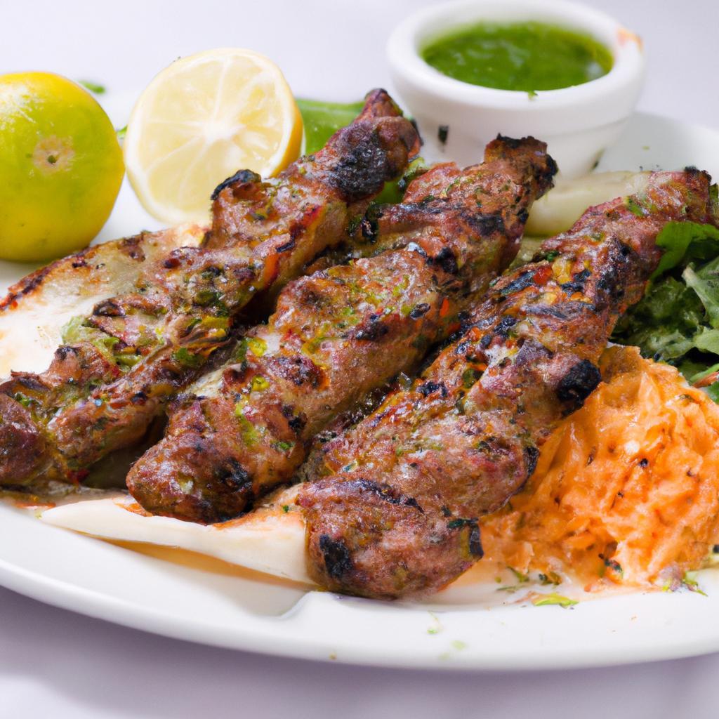 Irácký kebab s kořením