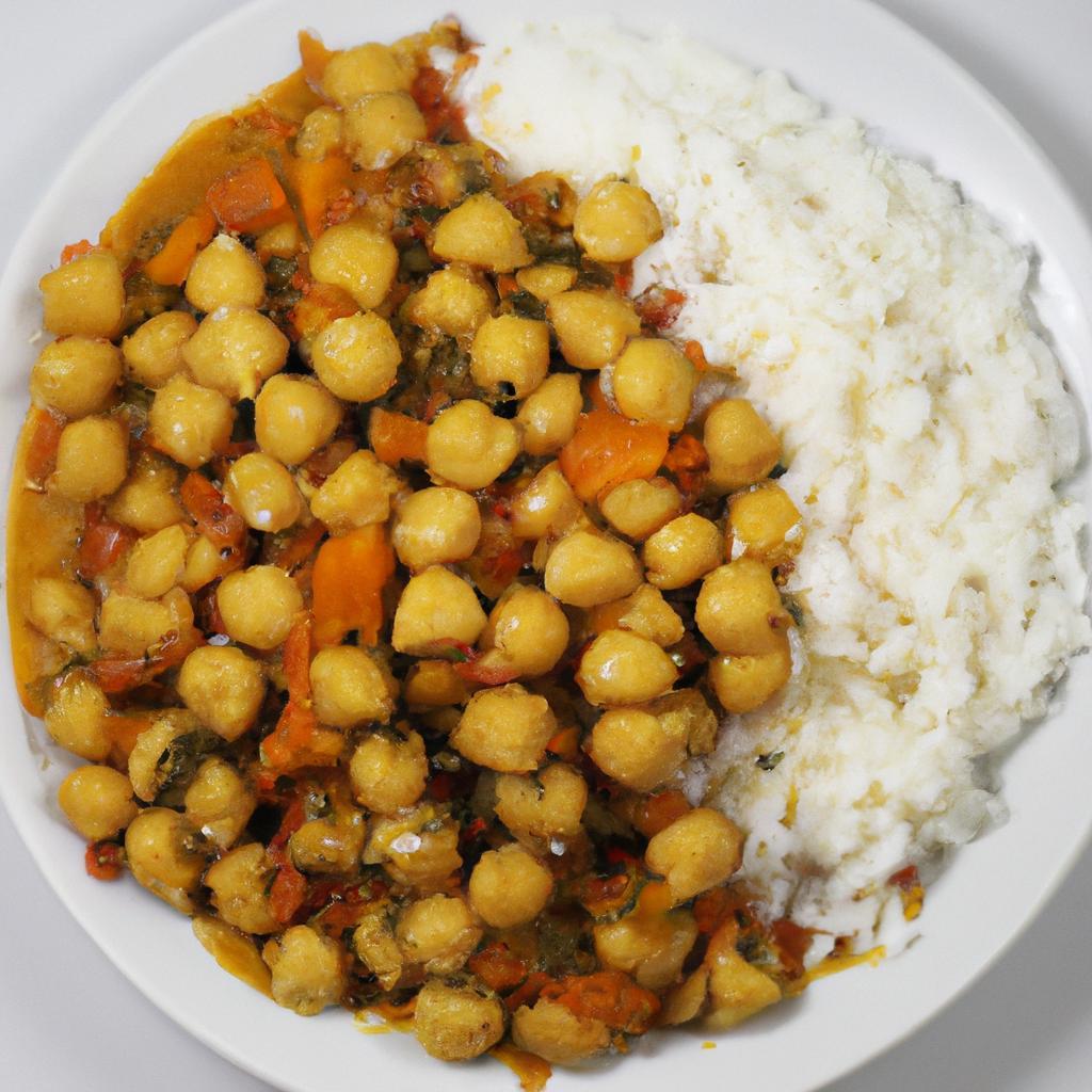 Kari s cizrnou a rýží