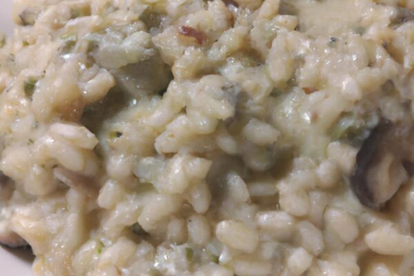 Krémové rizoto se žampiony