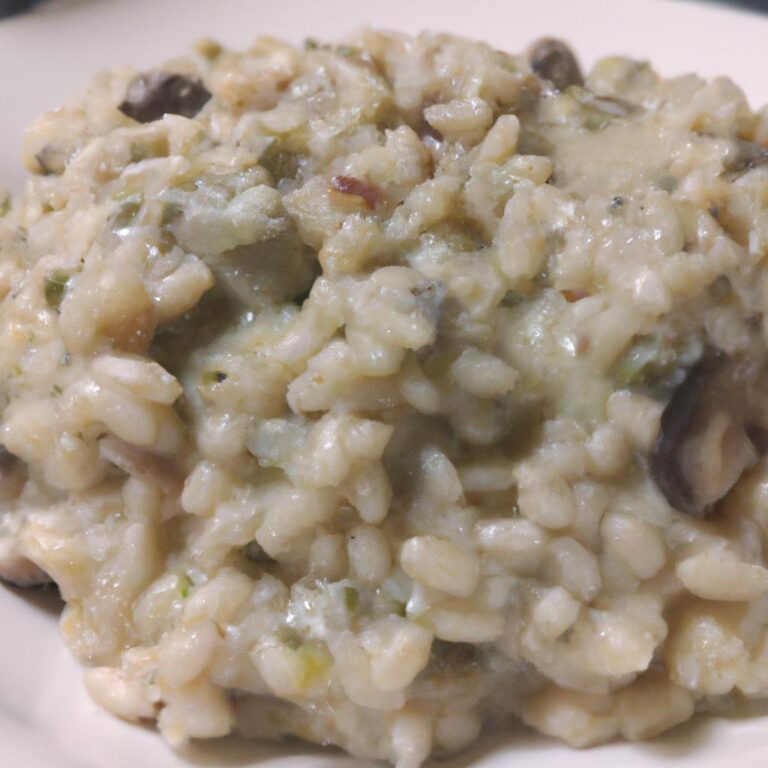 Krémové rizoto se žampiony