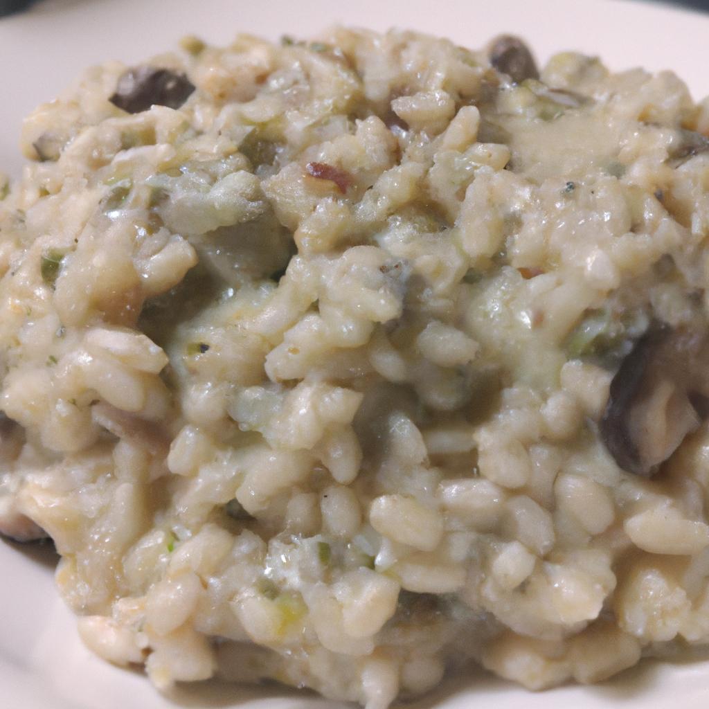 Krémové rizoto se žampiony