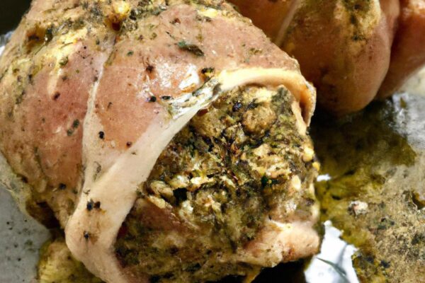 Kuřecí roláda s bylinkami
