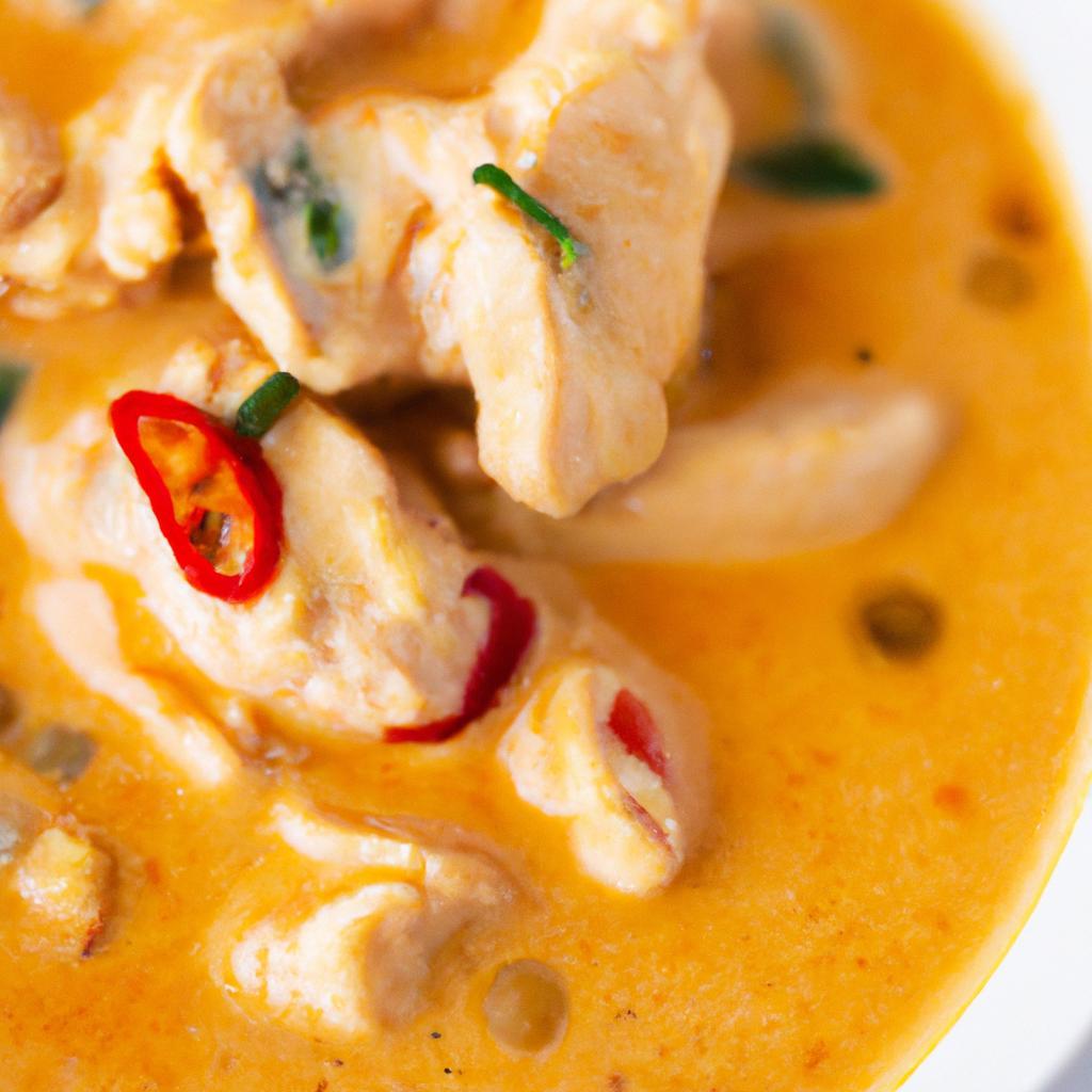 Červené kari s kokosovým mlékem