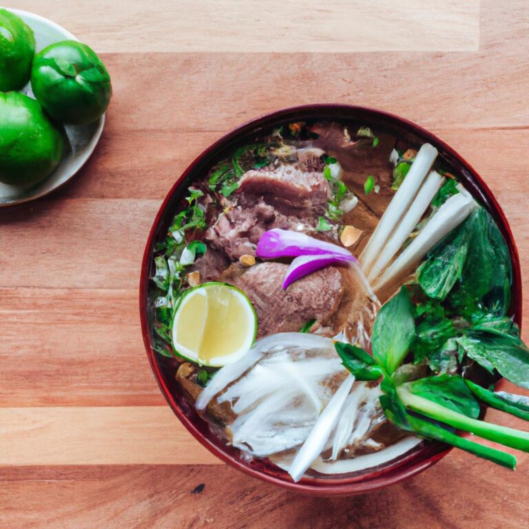 Tradiční vietnamská polévka Pho