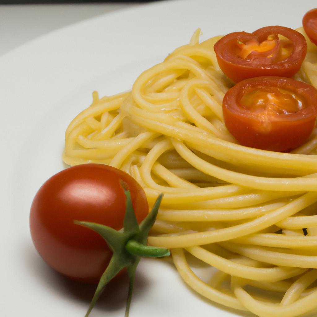 Italské špagety s rajčaty