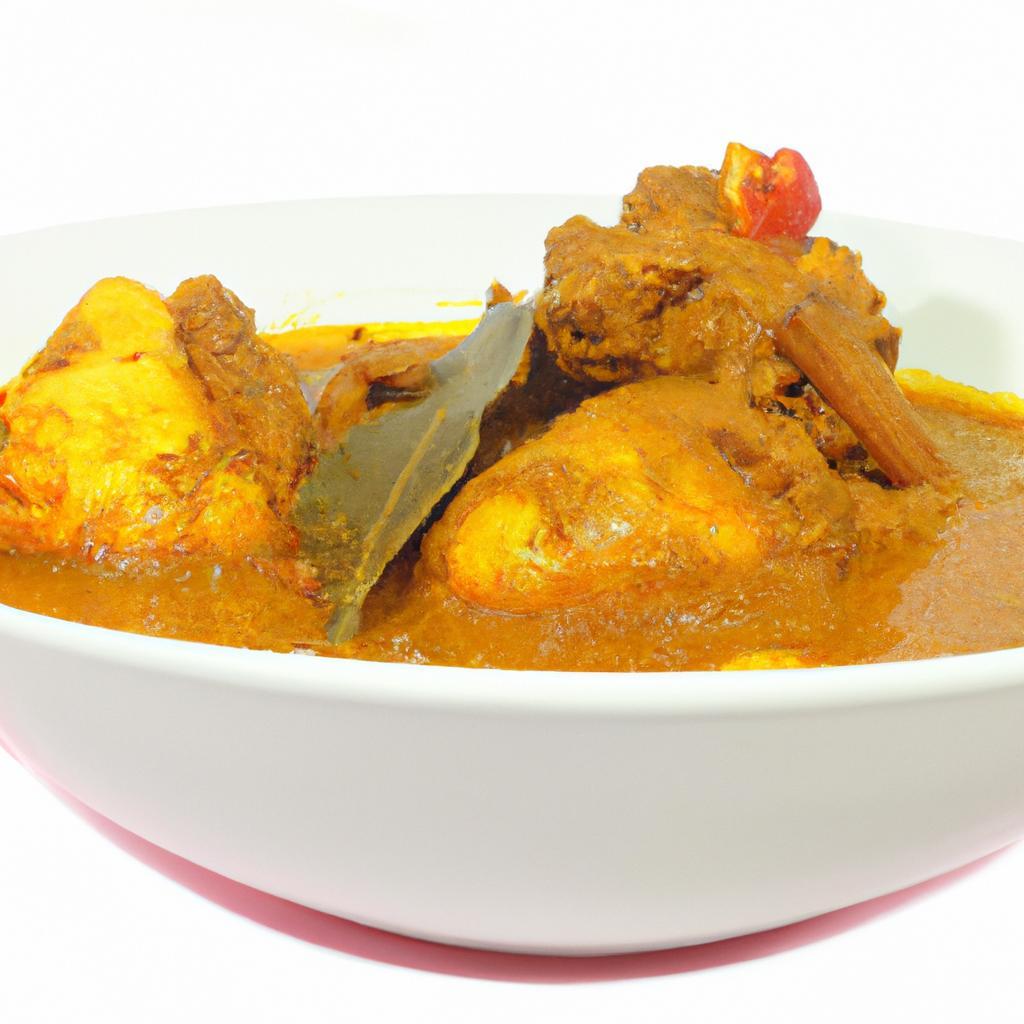 Pikantní kari s kuřecím masem