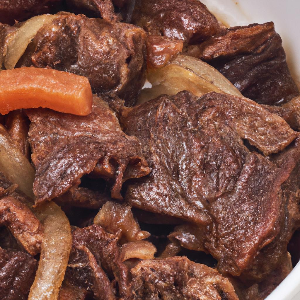 Dušené hovězí na červeném víně