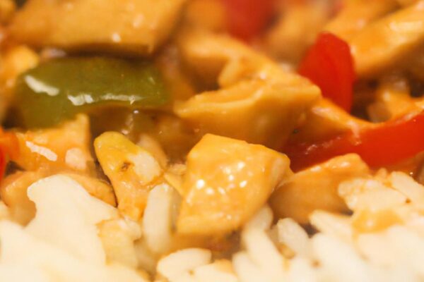 Kuřecí stir-fry s rýží