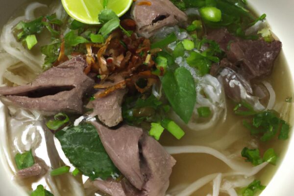 Hovězí Pho s bylinkami