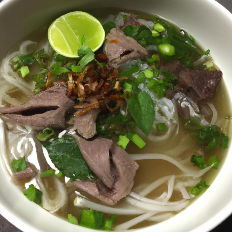 Hovězí Pho s bylinkami