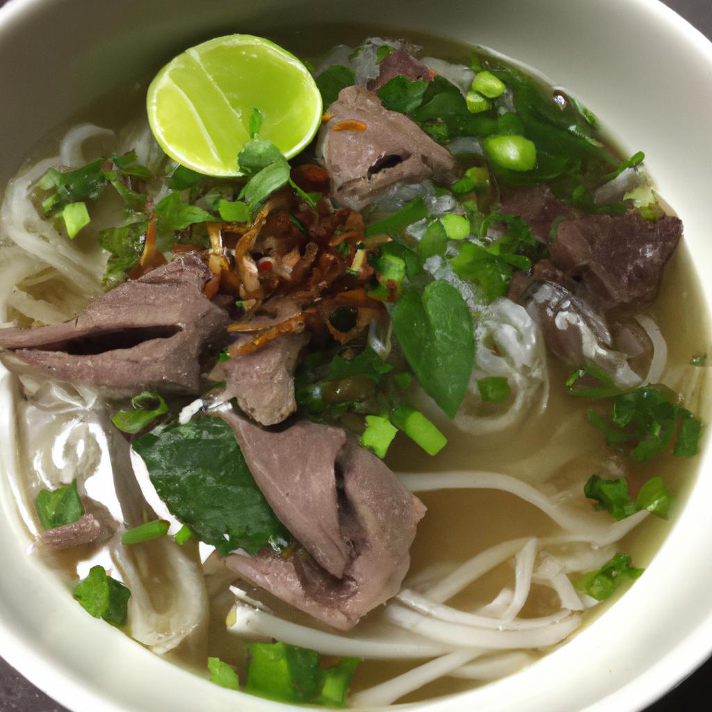 Hovězí Pho s bylinkami