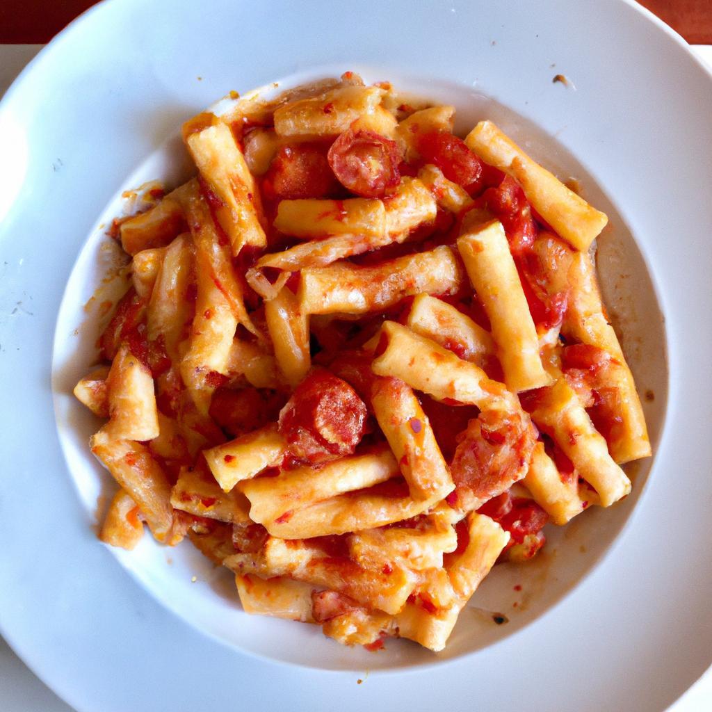 Tradiční italské těstoviny s rajčaty