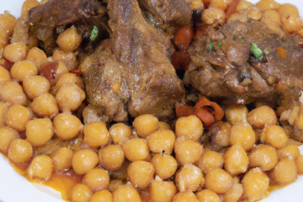 Pečené jehněčí s cizrnou